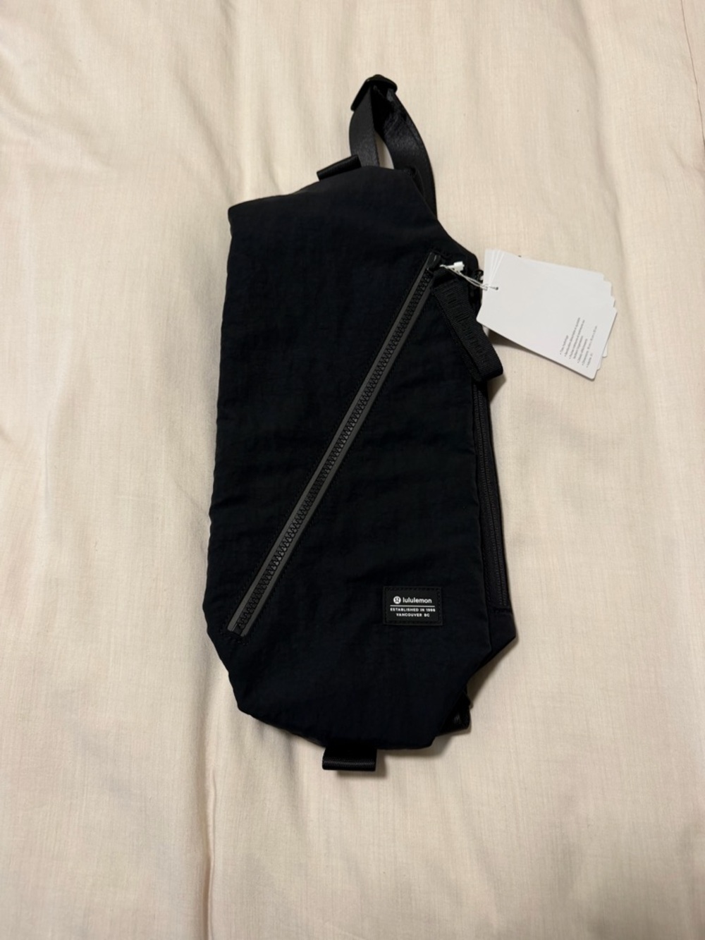lululemon athletica Black Crossbody Sling Pack